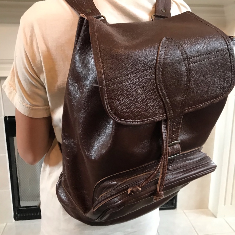 Leather Backpack - Picture 2 of 11